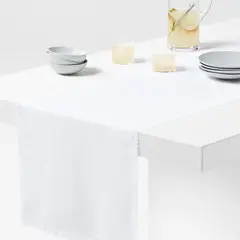 CRATE & BARREL - Camino De Mesa Craft Flecos 305Cm