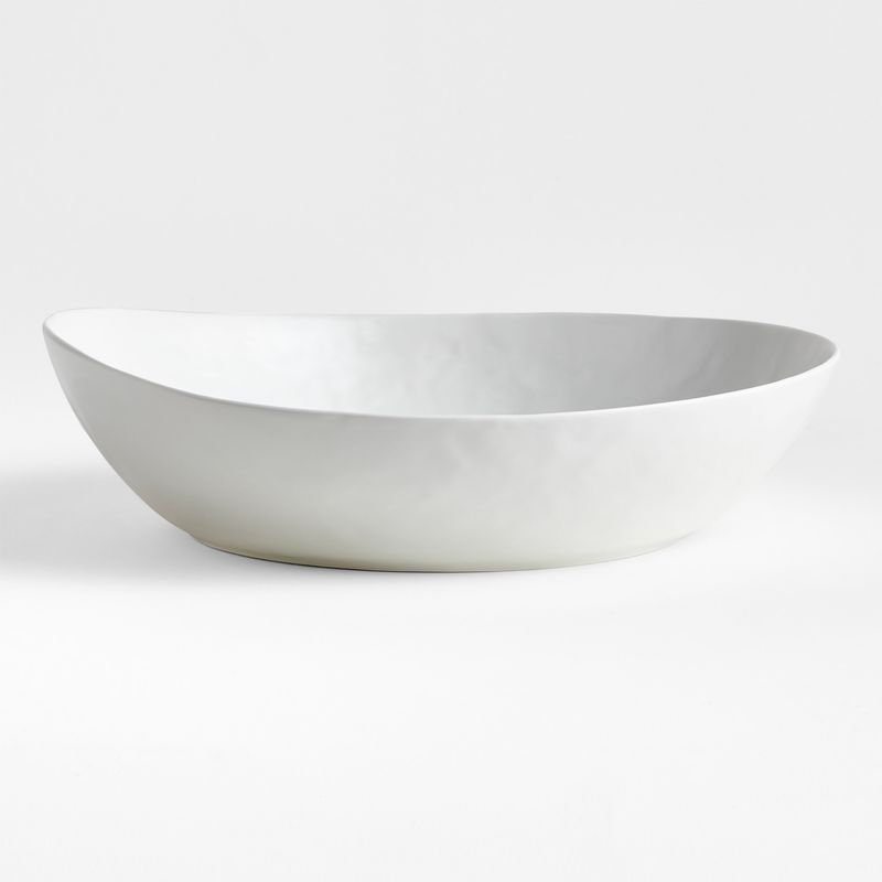 CRATE & BARREL - Bowl Servir Mercer Blanco Mate Crate & Barrel