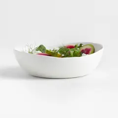 CRATE & BARREL - Bowl Bajo Mercer Blanco Mate
