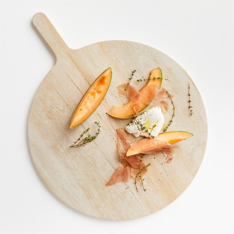 CRATE & BARREL - Tabla Aperitivo Melamina Faux Bois Crate & Barrel