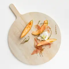 CRATE & BARREL - Tabla Aperitivo Melamina Faux Bois