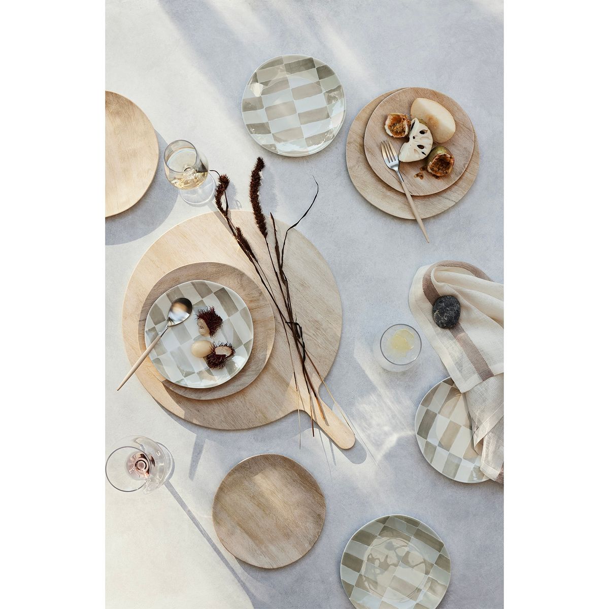 CRATE & BARREL - Tabla Aperitivo Melamina Faux Bois Crate & Barrel