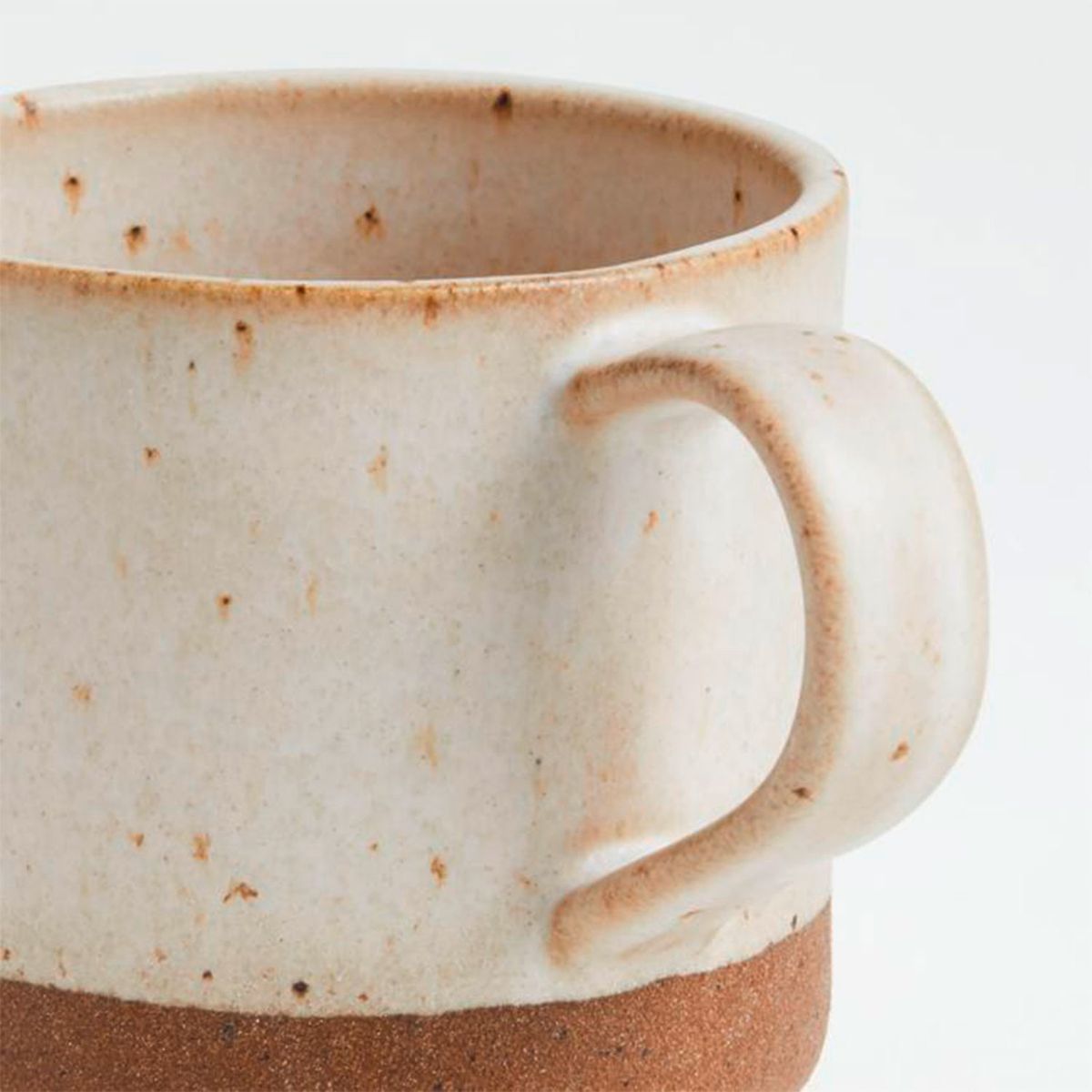 CRATE & BARREL - Mug Argila Redondo Gres Crate & Barrel