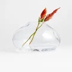 CRATE & BARREL - Florero Regen vidrio Crate&Barrel