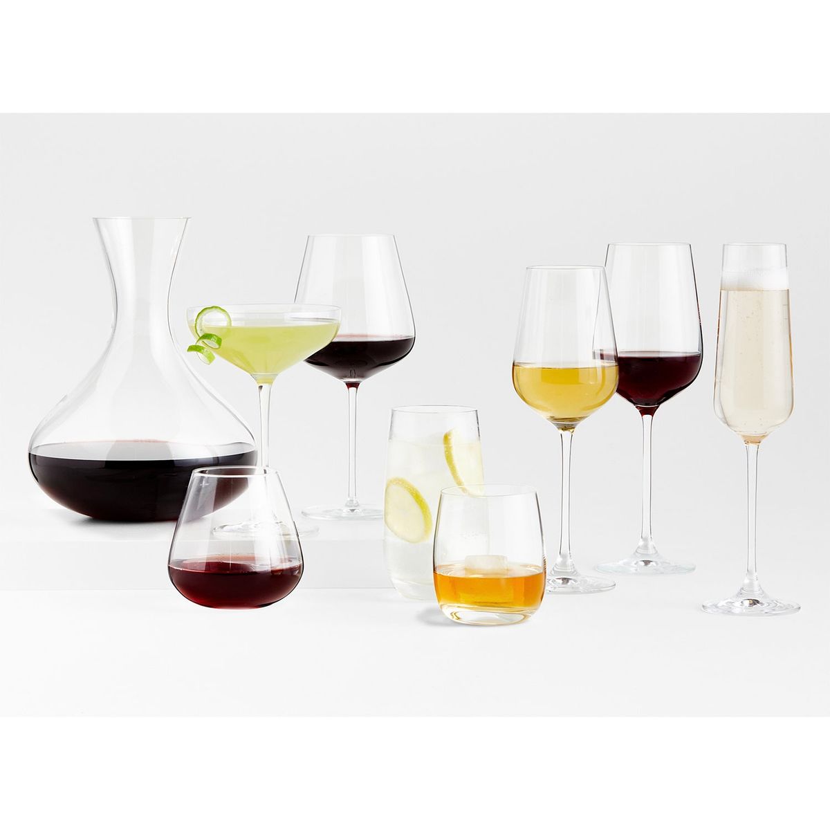 CRATE & BARREL - Copa Vino Tinto Sin Tallo Hip Grande Crate & Barrel