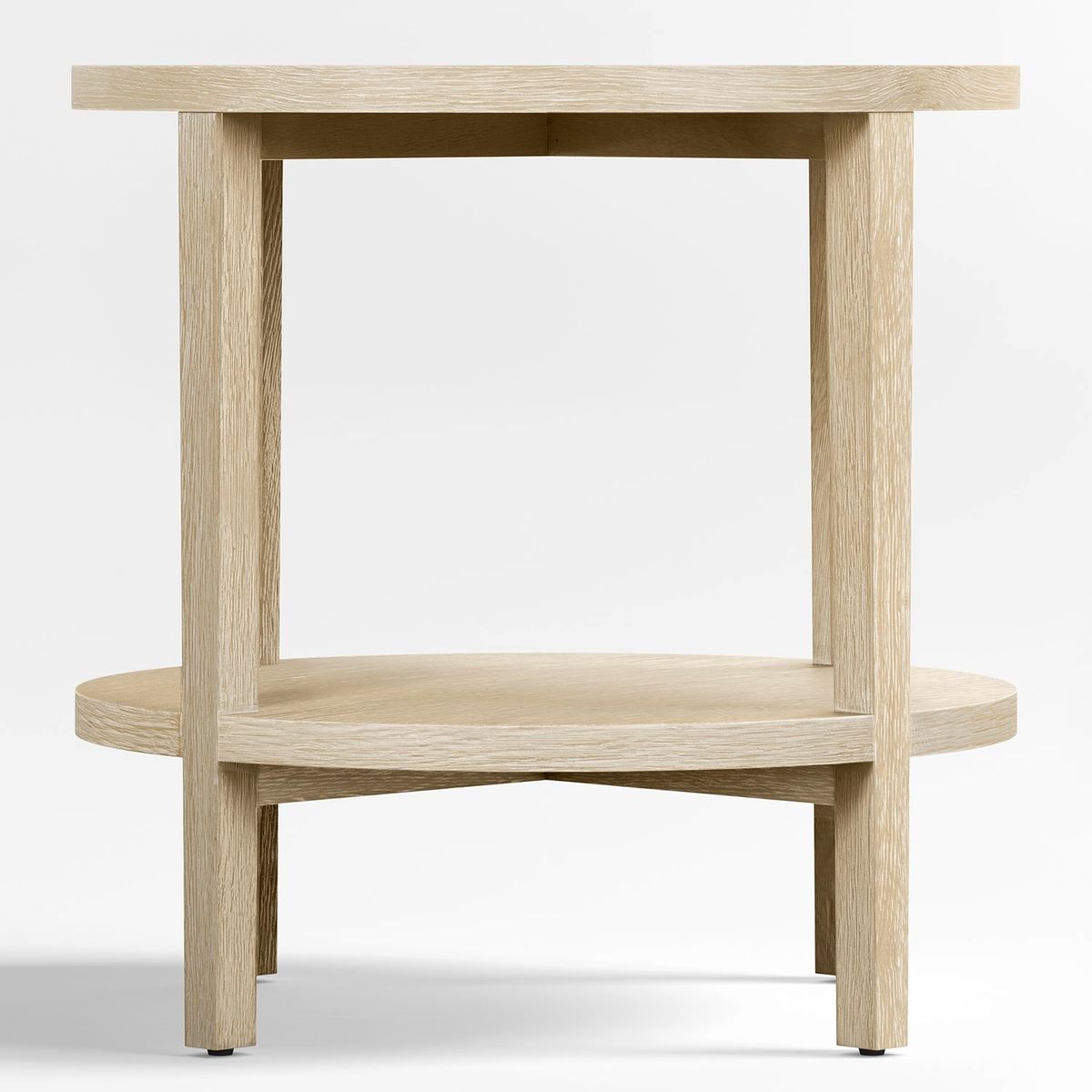 CRATE & BARREL - Mesa Lateral Clairemont Natural Crate & Barrel