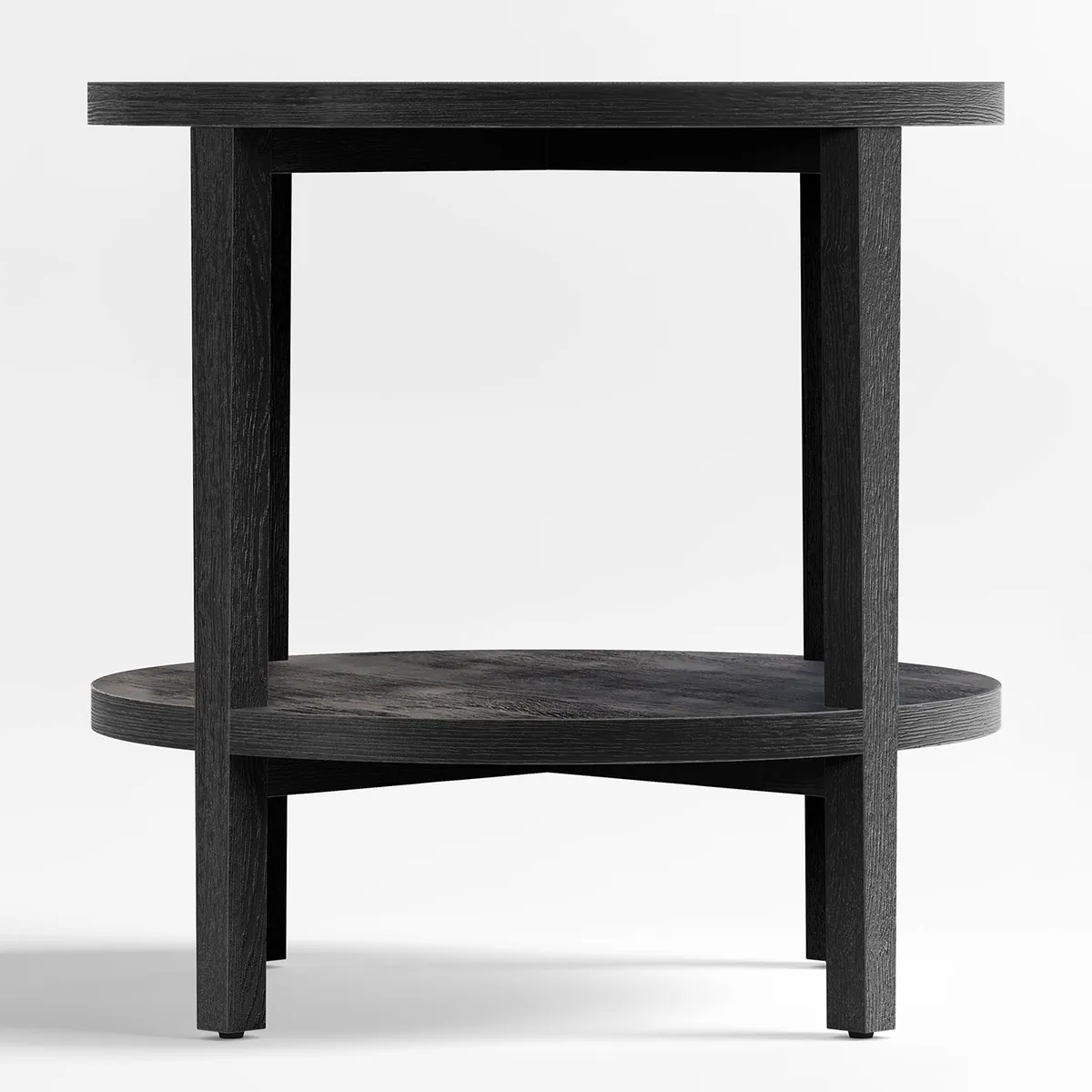 CRATE & BARREL - Mesa Lateral Clairemont Negro Crate & Barrel