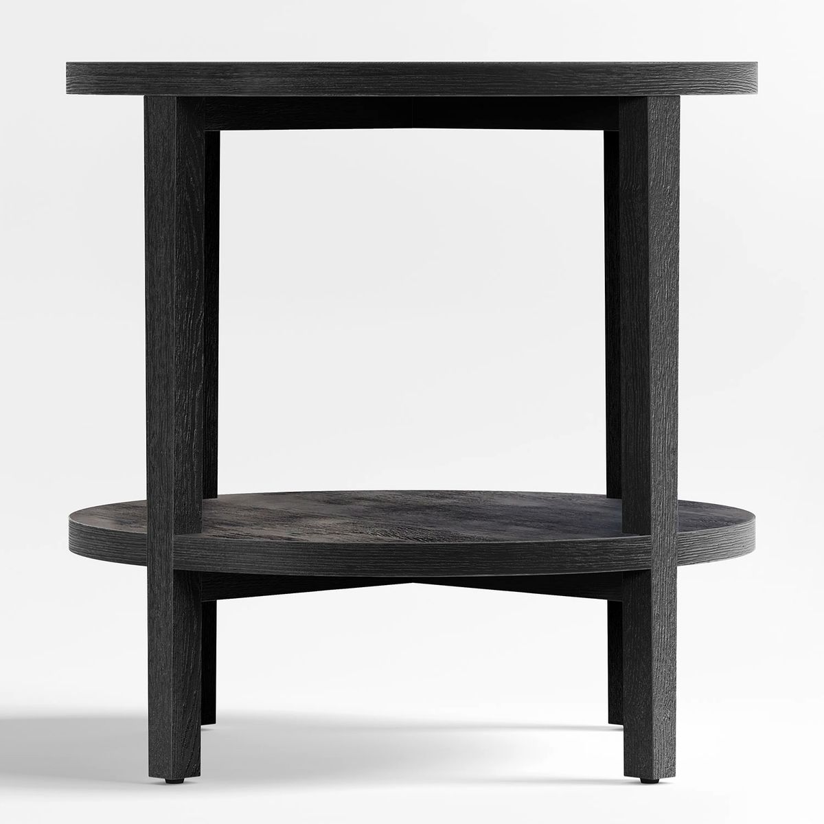 CRATE & BARREL - Mesa Lateral Clairemont Negro Crate & Barrel