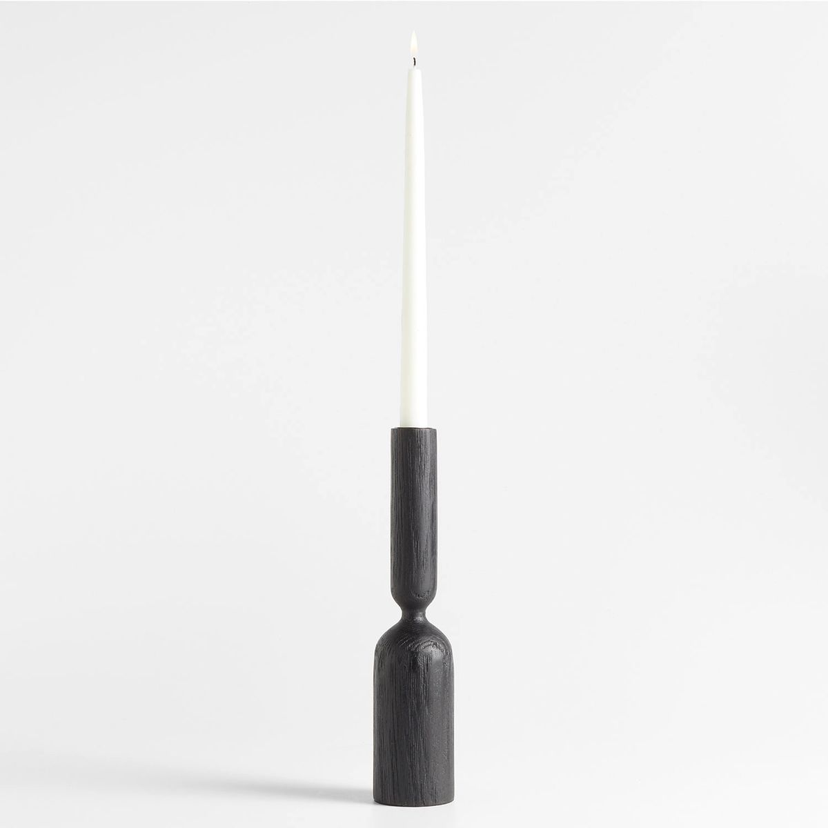 CRATE & BARREL - Candelabro Asker Negro Crate & Barrel