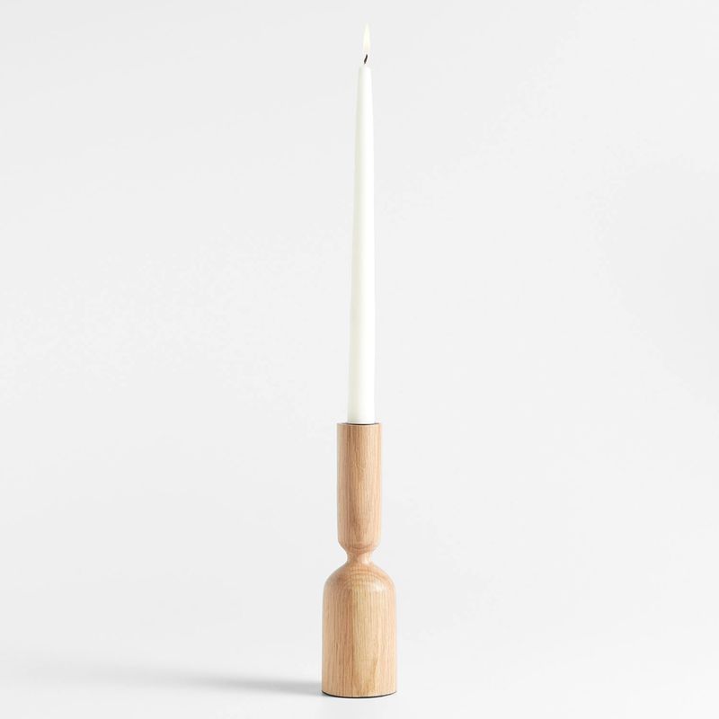 CRATE & BARREL - Candelabro Asker Natural Crate & Barrel