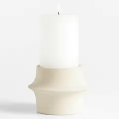 CRATE & BARREL - Candelabro Carter Piedra Arsenica