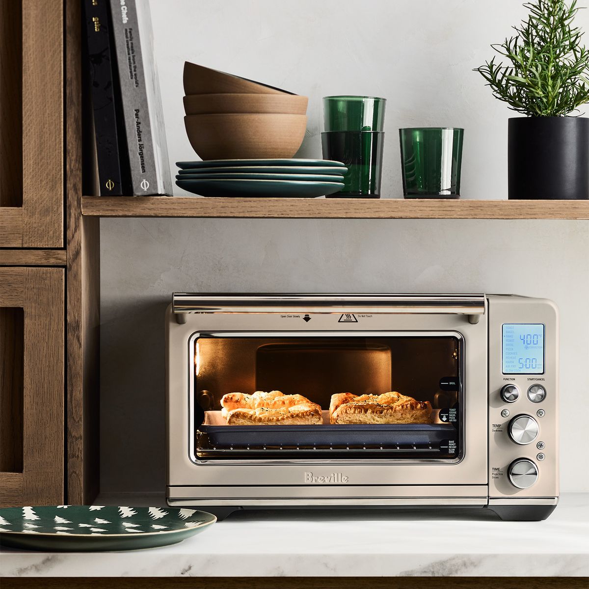 CRATE & BARREL - Plato Ensalada Christmas Tree Crate & Barrel