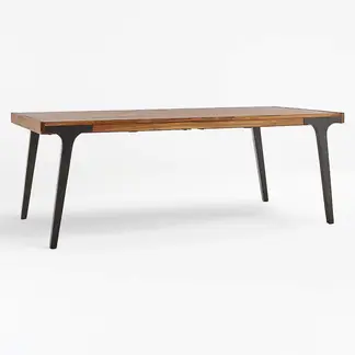 CRATE & BARREL - Mesa Comedor Lakin Exten 206-302Cm Teca