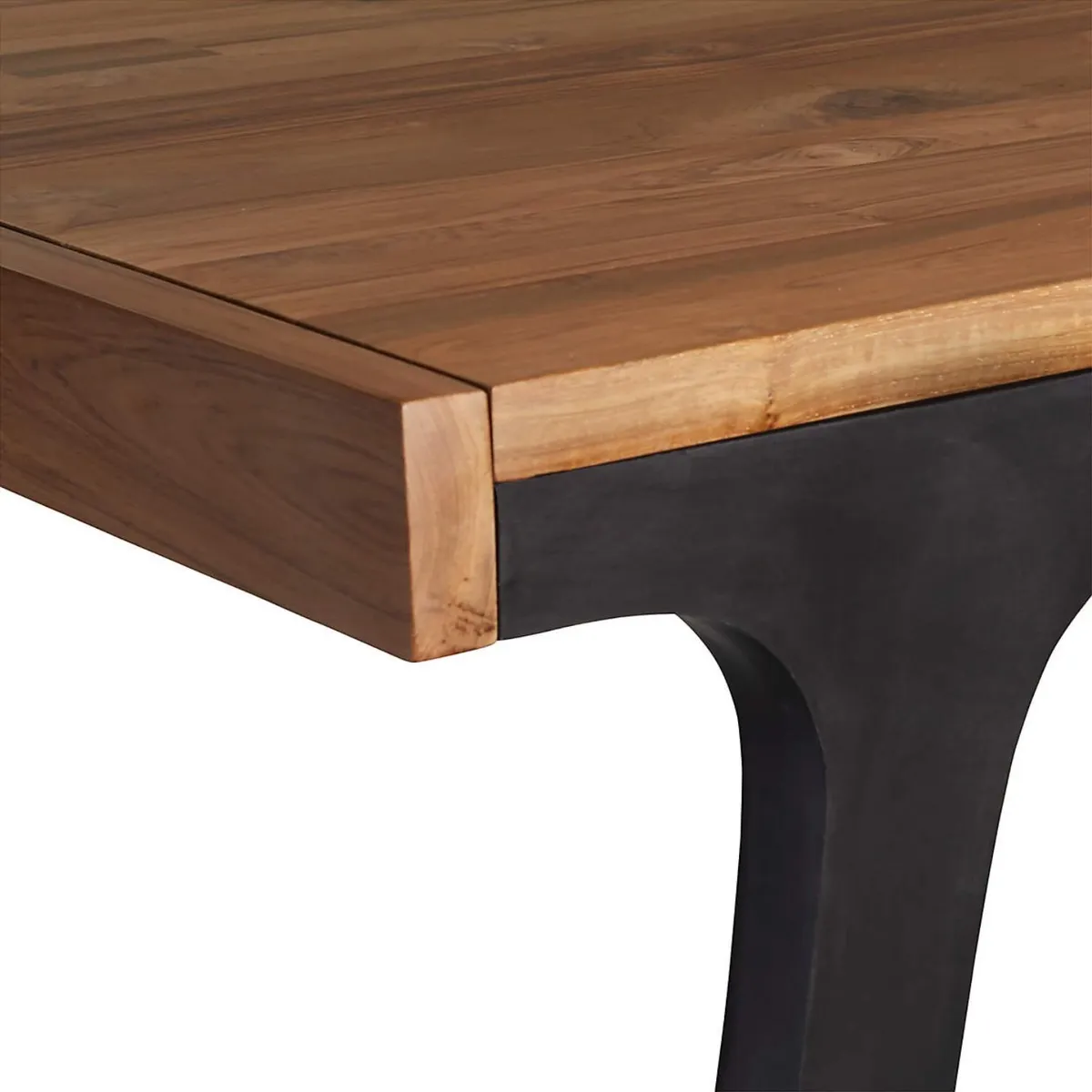 CRATE & BARREL - Mesa Comedor Lakin Exten 206-302Cm Teca Crate & Barrel