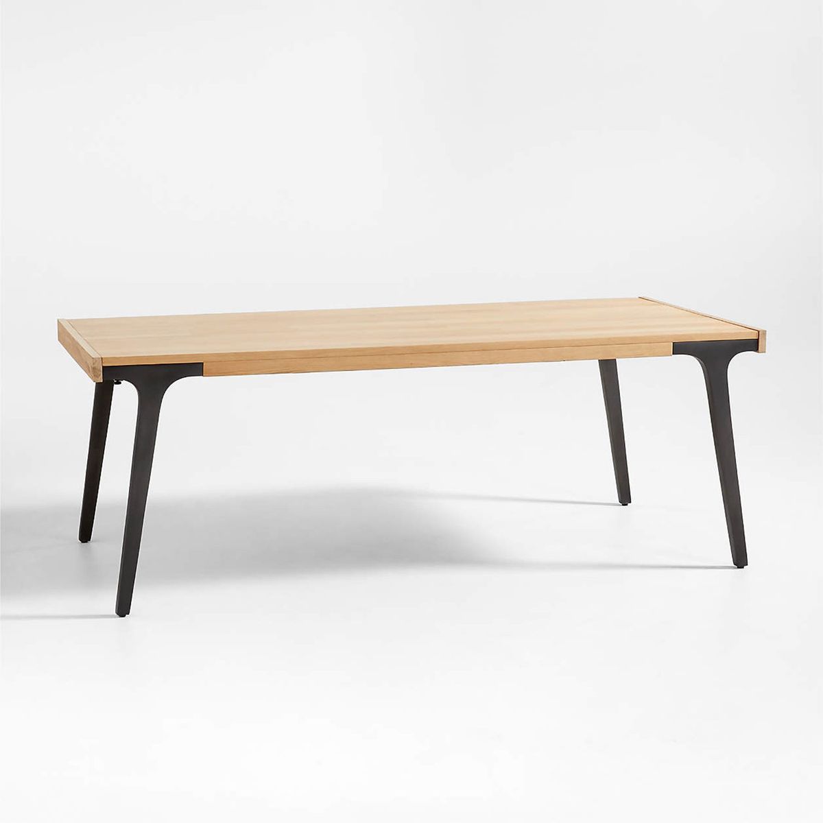 CRATE & BARREL - Mesa De Comedor Lakin Extensible Roble 8-10 Puestos Crate & Barrel