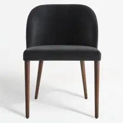 CRATE & BARREL - Silla Comedor Camille Antracita