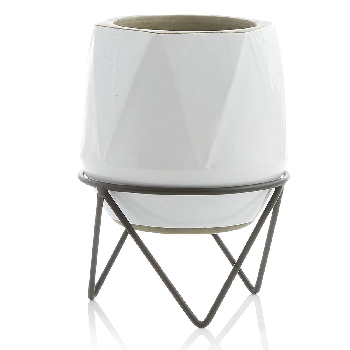 CRATE & BARREL - Macetero Aaro Con Soporte Pequeño Crate & Barrel