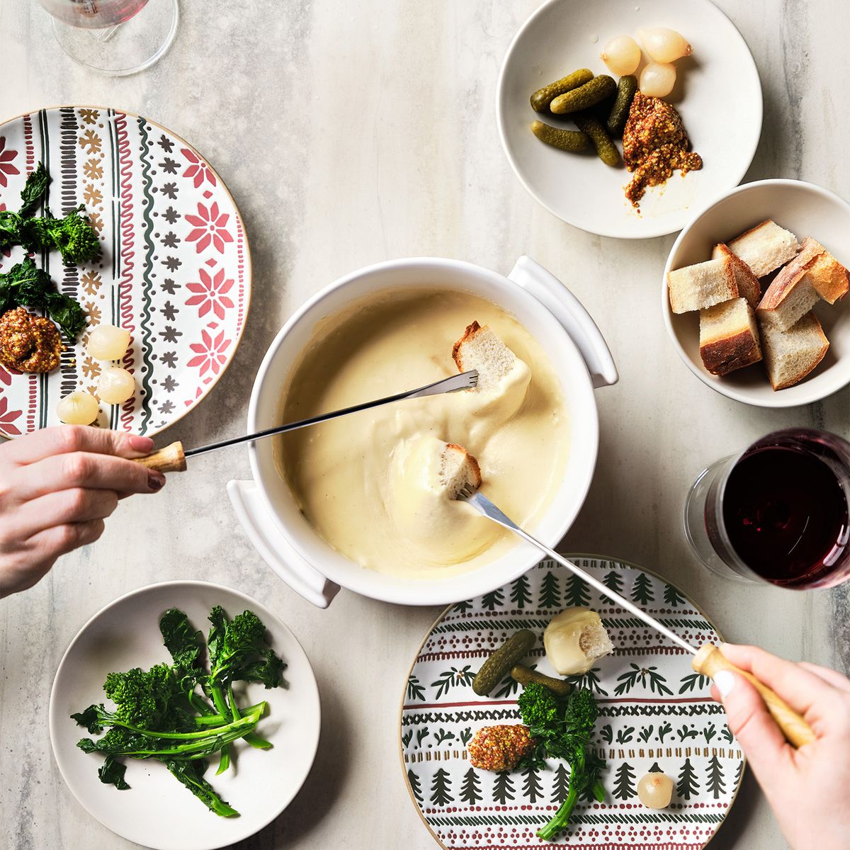 CRATE & BARREL - Set 4 Platos Ensalada Fair Crate & Barrel