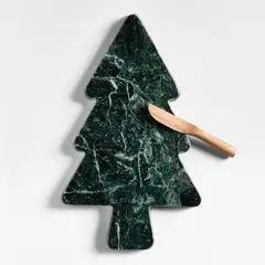 CRATE & BARREL - Tabla Aperitivo Árbol Navideño Mar