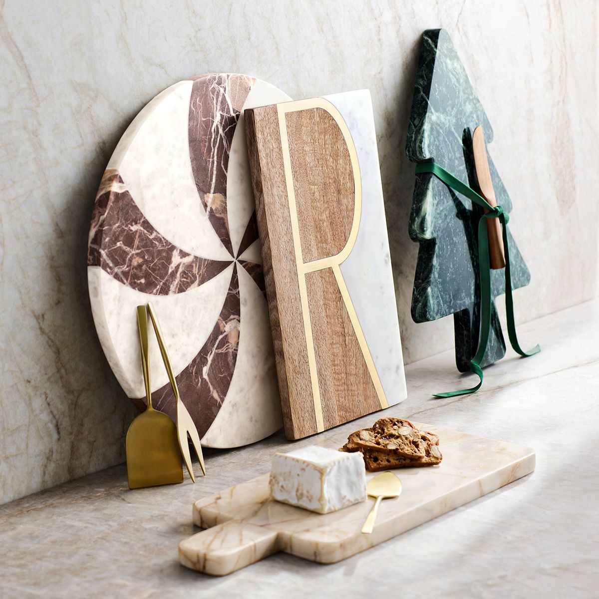 CRATE & BARREL - Tabla Aperitivo Árbol Navideño Mar Crate & Barrel