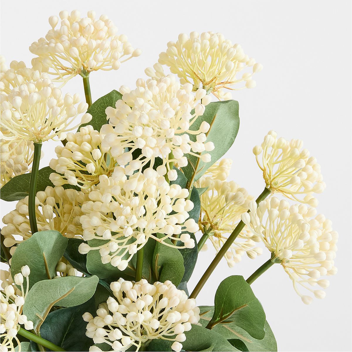 CRATE & BARREL - Tallo Artificial Viburnum Crema 60Cm Crate & Barrel