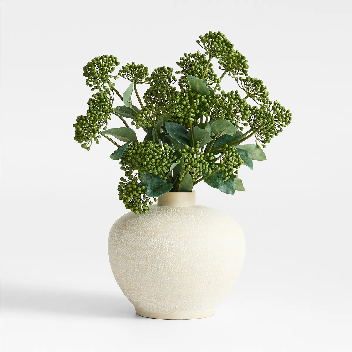 CRATE & BARREL - Tallo Artificial Viburnum Verde 60C Crate & Barrel