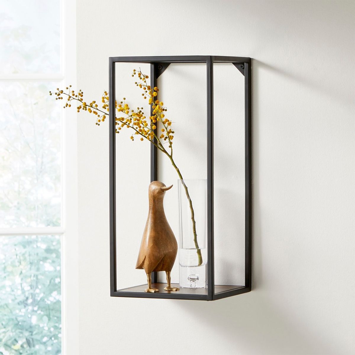 CRATE & BARREL - Repisa Booker Rectangular Vertical Crate & Barrel