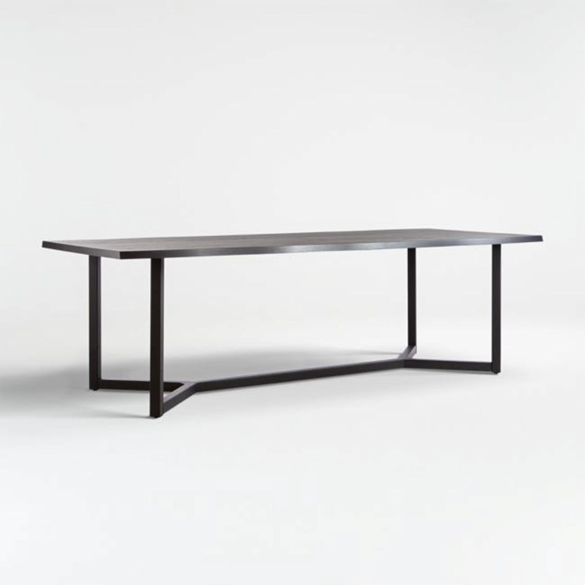 CRATE & BARREL - Mesa Comedor Verge Borde Negro