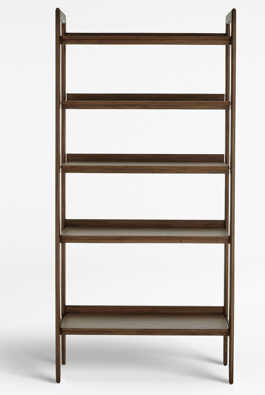 CRATE & BARREL - Estantería Ancha Tate Nogal Crate & Barrel