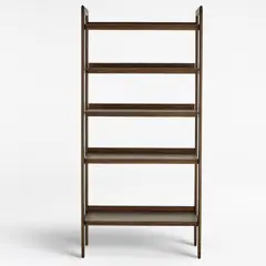 CRATE & BARREL - Estantería Ancha Tate Nogal