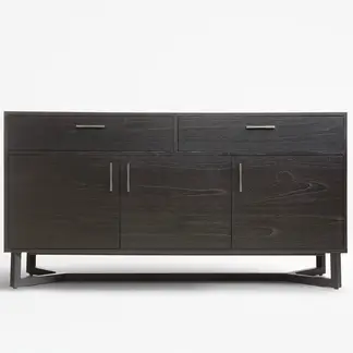 CRATE & BARREL - Rack Verge Negro