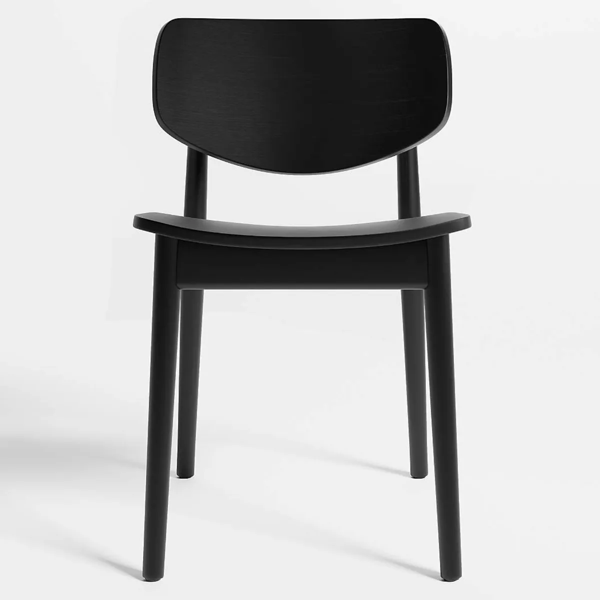 CRATE & BARREL - Silla De Comedor Paolo Madera Negra Crate & Barrel