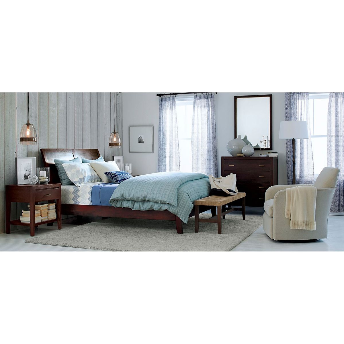 CRATE & BARREL - Alfombra Parker Neutral Crate & Barrel