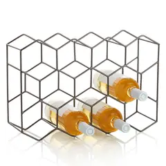 CRATE & BARREL - Soporte Para 11 Vinos Grafito