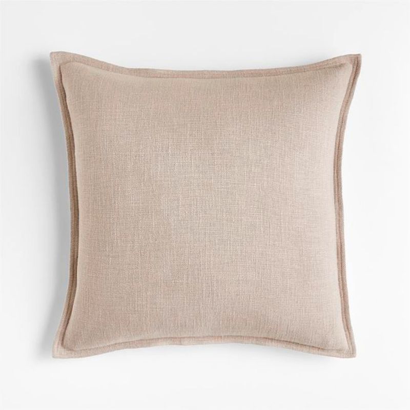 CRATE & BARREL - Funda Cojin Lino Delavan 50X50Cm Crate & Barrel