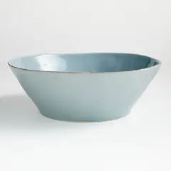 CRATE & BARREL - Bowl Servir Grande Marin Azul