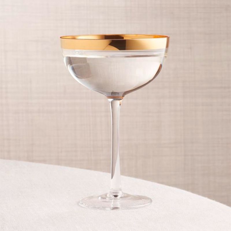 CRATE & BARREL - Copa Pryce Dorada Crate & Barrel
