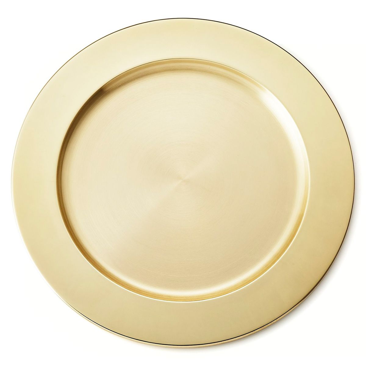 CRATE & BARREL - Plato De Sitio Dorado Crate & Barrel