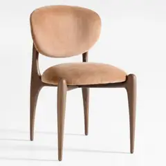 CRATE & BARREL - Via Dng Chair Cover Toffee