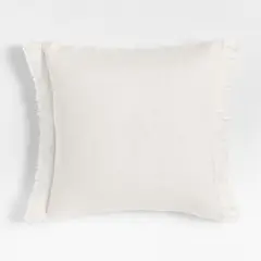 CRATE & BARREL - Funda Cojiín Fringe 60x60Cm Artic I