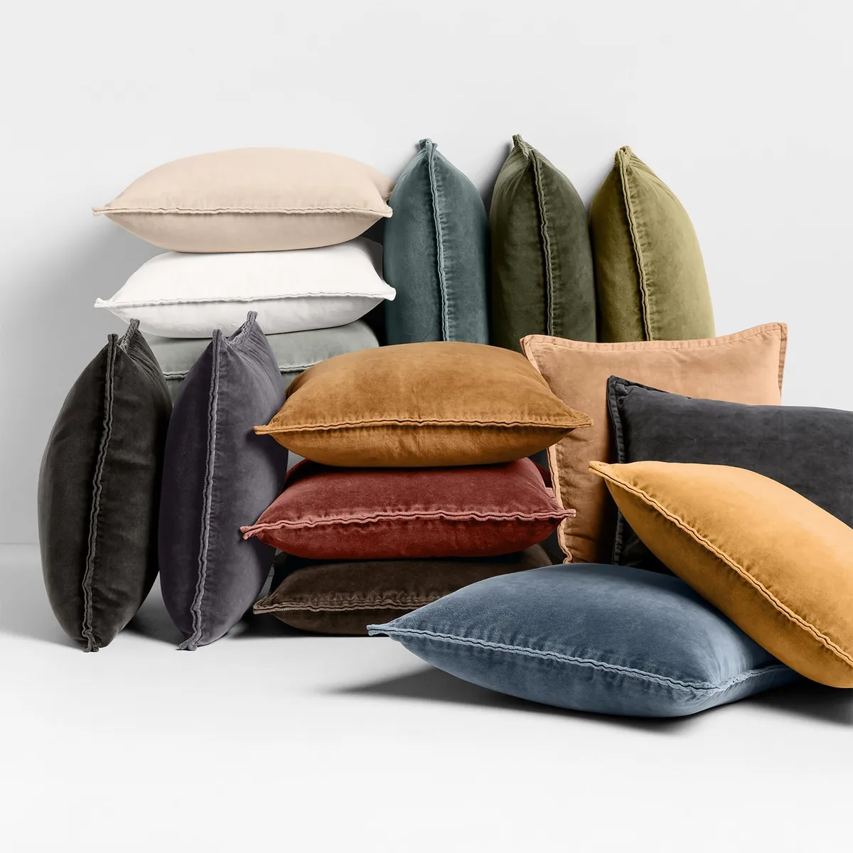 CRATE & BARREL - Funda De Cojín Sierra Organic 50X50Cm Crate & Barrel