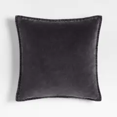 CRATE & BARREL - Funda Cojín Velvet 50x50Cm Indigo