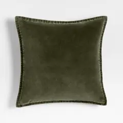 CRATE & BARREL - Funda Cojín Velvet 50x50Cm Burnt