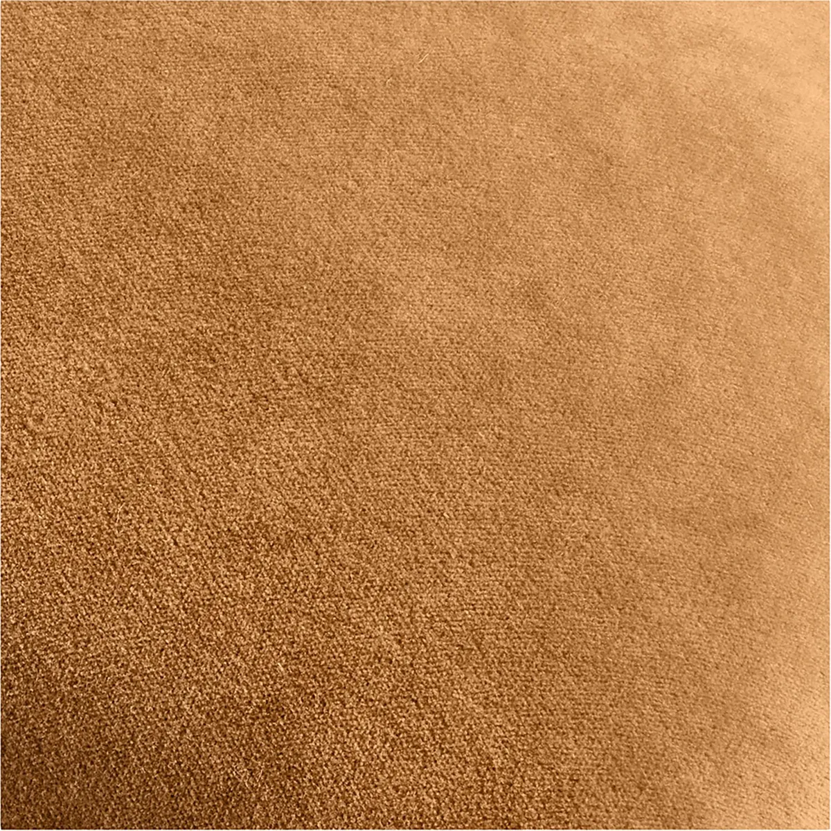 CRATE & BARREL - Funda De Cojín Cognac Organic 50X50Cm Crate & Barrel