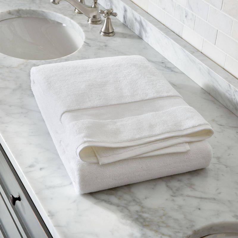 CRATE & BARREL - Toalla Extra Grande Baño Algodón Turco 800 Gr 180X90 Cm Crate & Barrel