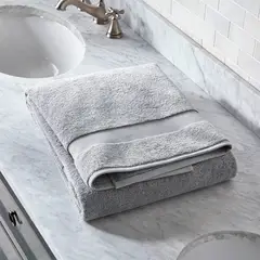 CRATE & BARREL - Toalla Extra Grande Baño Algodón Turco 800 Gr 180X90 Cm