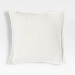 CRATE & BARREL - Funda Cojín Ivory Hoja 50Cmcrate & Barrel