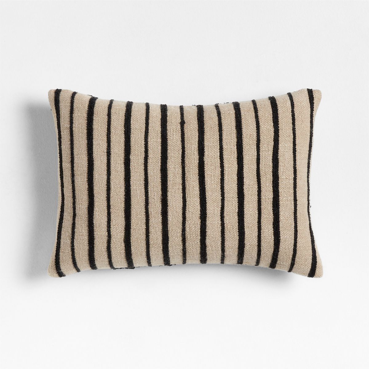 CRATE & BARREL - Funda Cojín Praia Negro Reversible Crate & Barrel