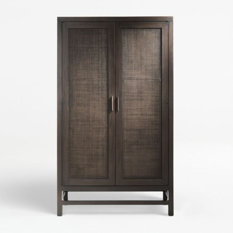 CRATE & BARREL - Vitrina Blake Carbón Crate & Barrel