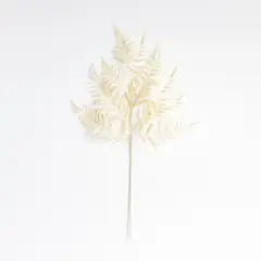 CRATE & BARREL - Rama Artificial Helecho Blanco